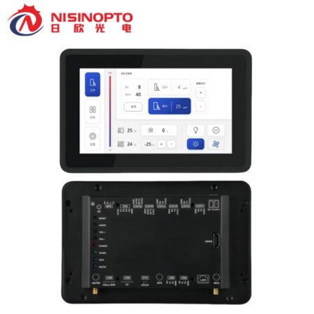 7-inch plastic embedded industrial monitor touch screen