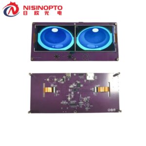 Single-chip dual-screen display