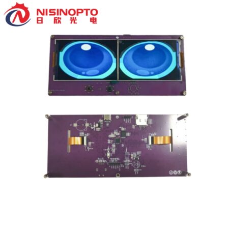 Single-chip dual-screen display