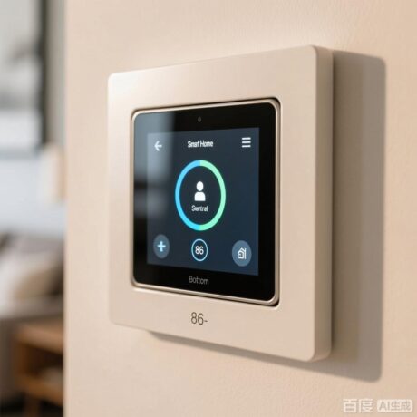 Smart Home Central Control Screen: Perfectly integrated into the 86-type junction box, becoming the intelligent core of home control.