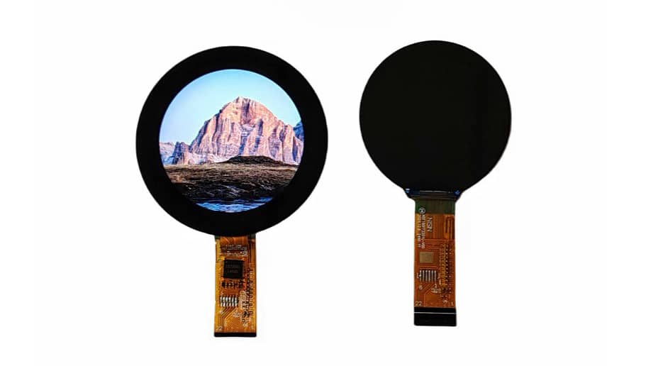 circular TFT LCD displays