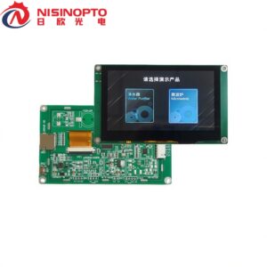 4.3-inch touchscreen serial display for microwave ovens and ovens