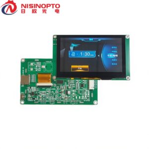 4.3-inch touchscreen serial display for microwave ovens and ovens