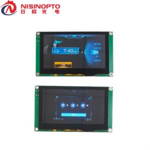 4.3-inch touchscreen serial display for microwave ovens and ovens
