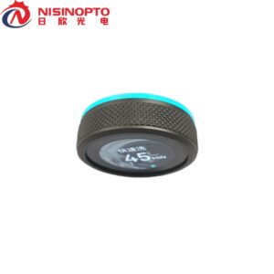 Uma tela de botão rotativo 240x240 de 1,28 polegadas é usada em máquinas de lavar.