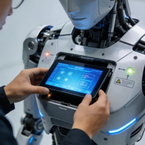 Enhancing HMI: The Role of the 10.1 Inch LCD Display in Humanoid Robot Chest Interaction