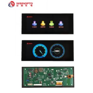 6.86 Inch Long Strip Serial Port Display: Ideal HMI Solution for Smart Appliances, Vending, Automotive & Smart Home