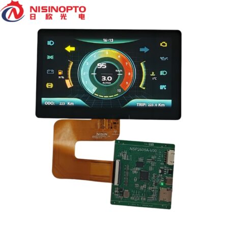 7 Inch 1024×600 IPS INCELL Touch Serial LCD Screen for Vehicle Display