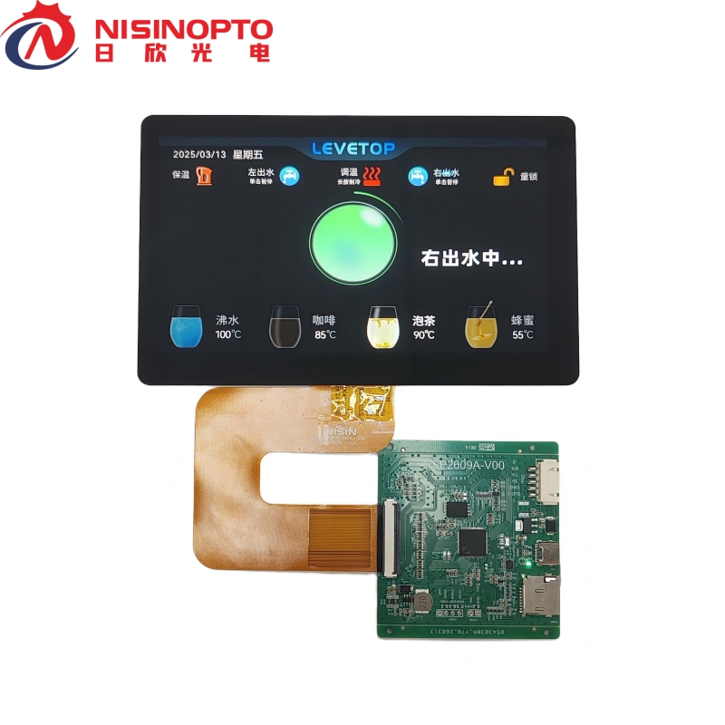 7 Inch Incell LCD Screen Tea Bar Machine Interface Display