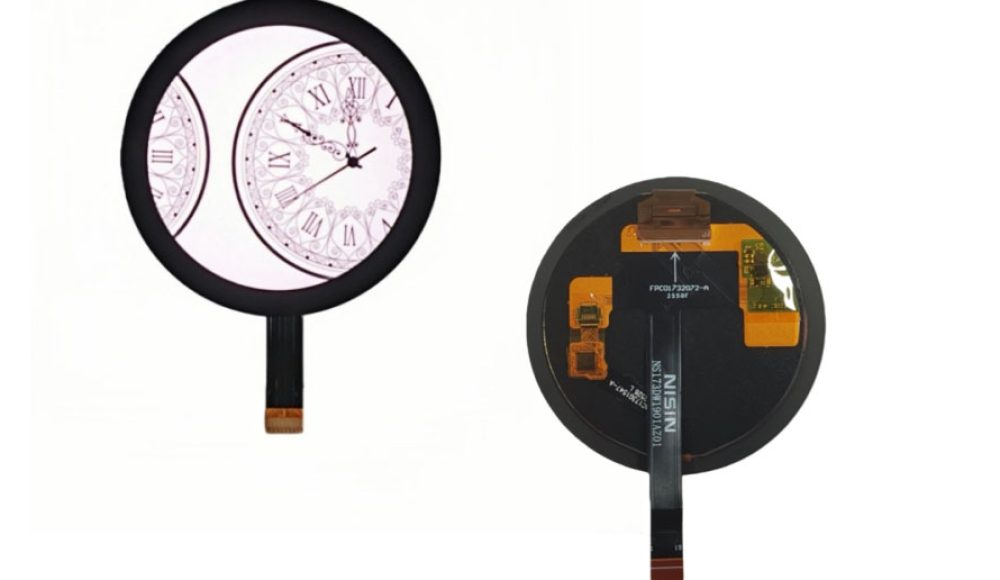 circular AMOLED touchscreen