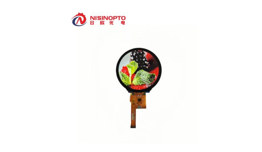 3.4-inch circular TFT display